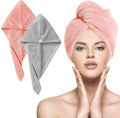 Best quality hair dryer cap towel , bath cap towels for girls/ Hair Turbie twist/ microfiber towel for long hair head towel magic towel wrap hair cap for after shower cotton towel soft fabric turban towel hair care smooth growth. 