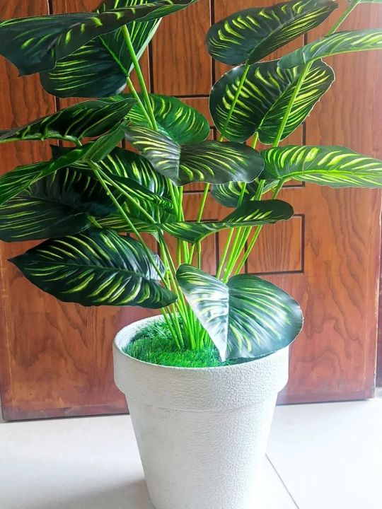 Artificial%20Plants%20for%20Home%20Decor%20Indoor,%20Faux%20Plants,%2012%20leaves%20Plants%20for%20Living%20Room%20Decor%201.8%20ft%20Height%20-%20Image%202