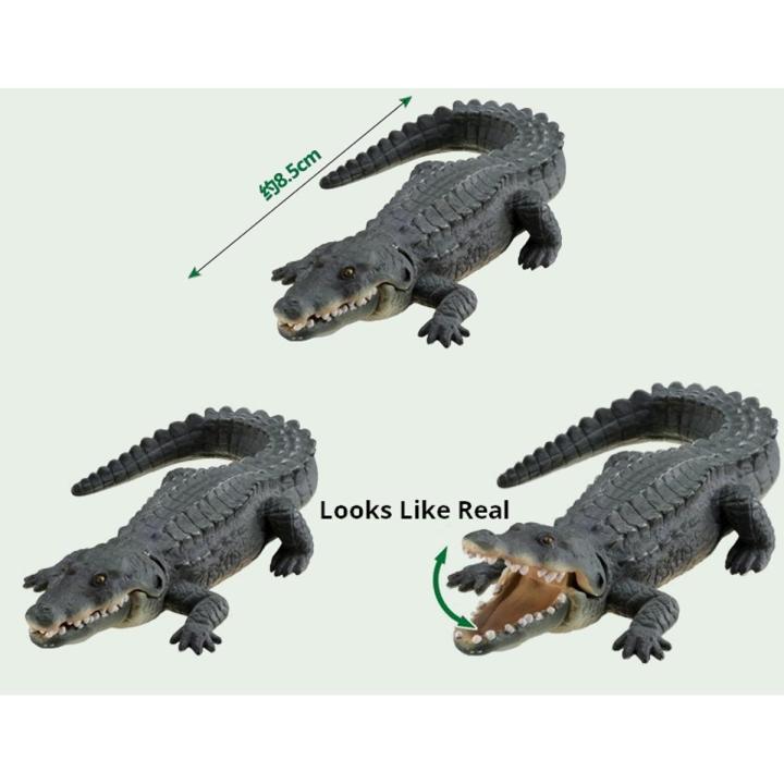 Realistic Model Simulating Crocodile Toy Children's Cognitive Wildlife Unisex Squishy Toy Crocodile Hot Sale