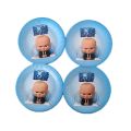 Cartoon Cake Plates - Disposable Plates Use In Birthday & Other Occasions - Sturdy Paper Or Plastic Material  - Available In 5  Different Colors & Designs. 