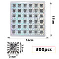2.5x2.5cm Silver laser Stickers with QR Code Authentic Security seal Holographic warranty void stickers Secure anti-fake label. 