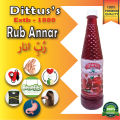 Rub Annar / Rub-e-Annar / Sharbat Anar /  Dittu Rub Annar / Dittu Rub e Annar / dittu's Sharbat Anaaar / Rub Annar ( 750ml )100% Original by Dittu's. 