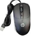 HP High Performance Wired USB Mouse Optical Sensor 1200 DPI With Fine  & Rubber Scroller. 