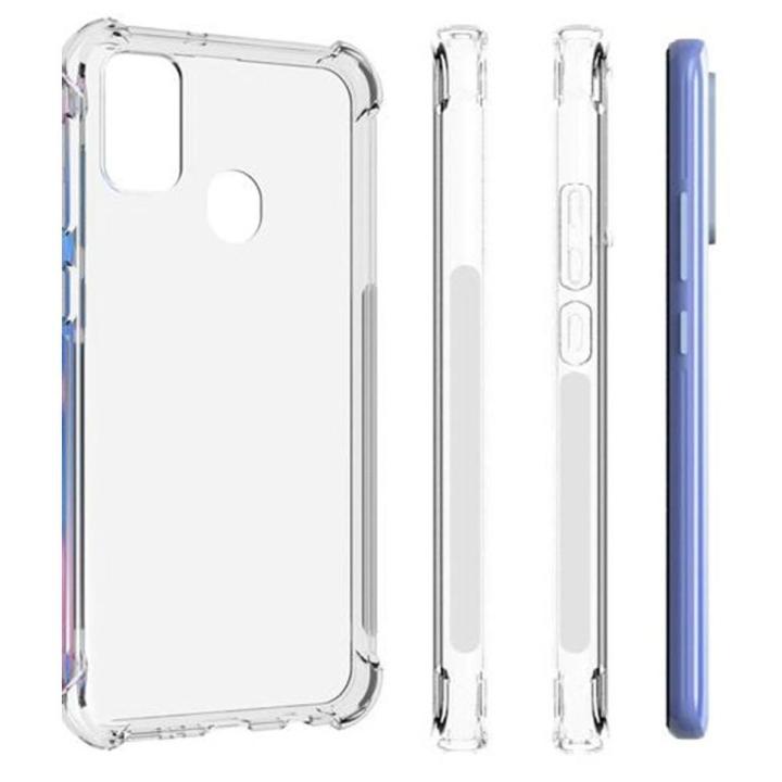 Infinix Smart 6 Transparent Soft Silicone Back Cover Slim Fit, Shockproof, Scratch-Resistant, Crystal Clear Case