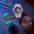 【IKE】SMAEL Sport Watches Waterproof Digital LED Display Analog Alarm Clock 8086 Young Fashion Quartz Wristwatches. 