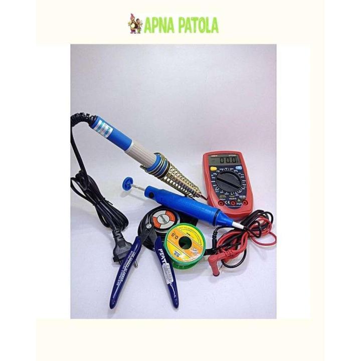 Soldering Iron Kit- Lab Multimeter Diy Kit 7 In 1
