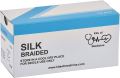Premium  Quality Silk Sutures Thread 6 Pieces Silk Braided Sutures Natural Non Absorbable Needle Silk Suture Non-Injured Suture Medical Thread Suture First Aid Field Emergency Practice and Training Medical Instruments. 