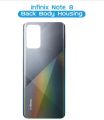 infinix Note 8  Rear Back Body casing Housing Replacement Battery Back Door For infinix Note 8 -Grey. 
