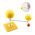 DIY Earth-moon-sun Sports Demonstration Intuitive Teach Model Tool Child Science Education Toy.