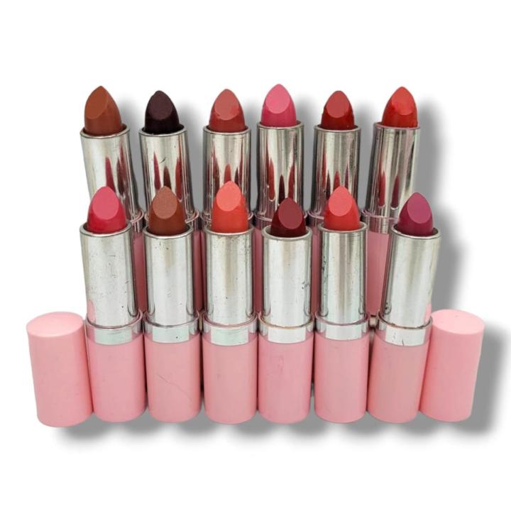 Pack Of 12 Matte Lipstick Multicolour Box