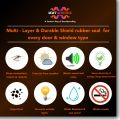 Self-Adhesive 5M Door Window Seal Strip, D-Type Weatherproof Foam Tape, Soundproof, Dust Stopper, Brown. 