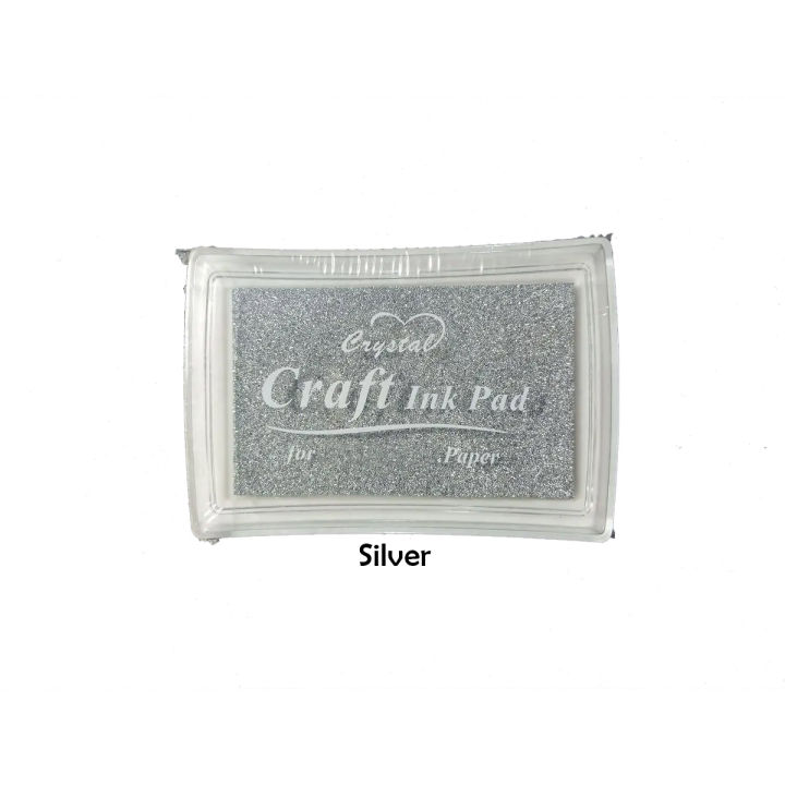 Bello Craft "Silver" Color Craft Inkpad Stamp Scrapbooking