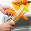 Multi-function Stainless Steel Storage Type Peeling Scraper Vegetable Fruits Skin Scraper With Storage Container Peeling Tools 1Pcs. 