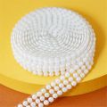 1 Yard Garment Clothing Accessories Wedding Dress Pearl Chain Crystal Banding Applique Hot Fix Rhinestones Trimming. 