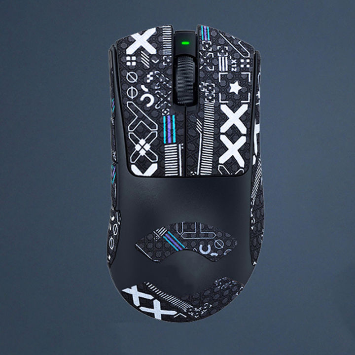 Mouse Grip Tape Skate Handmade Sticker Non Slip Lizard Skin Suck Sweat For Razer DeathAdder V3 Pro Wireless Mouse Netiie