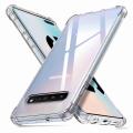 Samsung Galaxy S10 5G, Soft & Flexible TPU Ultra-Thin Shockproof 4 Corners Bumper Transparent Back Cover, Cases Drop Protection for Samsung Galaxy S10 5G (Clear). 