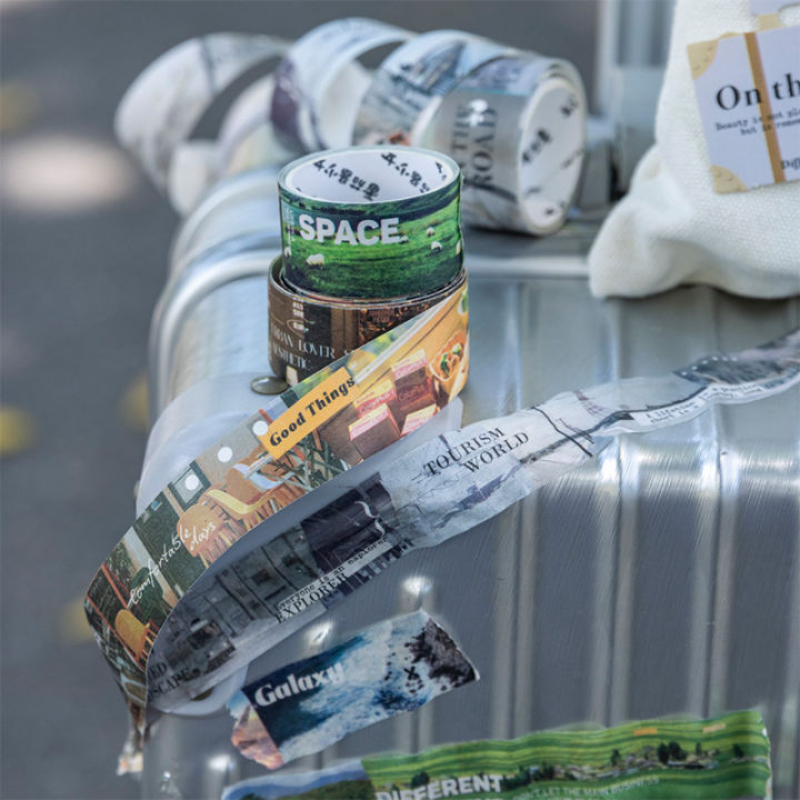 Panda Online 1Roll On The Road Series Washi Paper Tape DIY Paper