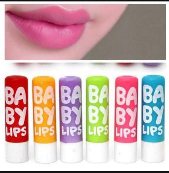 Pack Of 3/6 Crazy Baby Lips Lip Balm Beautiful Colours Lip Balm For Women And Girls