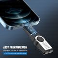 USB3.0 OTG Adapter For iPhone iOS 13 Above Data Transmission U Disk Mouse Keyboard USB To 8 Pin Converter For iPhone 14 13 iPad. 