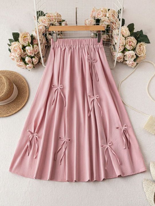 BEAUTIFUL BOW TIES SKIRT FOR WOMEN / LADIES SKIRTS / SKIRTS FOR GIRLS