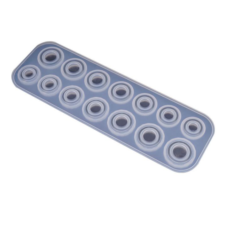 Resin Ring Mold, Silicone Molds for Epoxy Resin, Resin Molds with Different Sizes, for Making Rings, Earrings,Jewelry