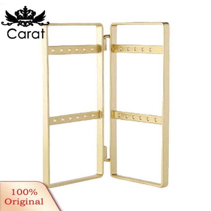 Carat Jewelry Display Rack Metal Bracelet Dangle Earrings Necklace Display Holder