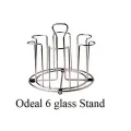 6 Cups Mug Glass Stand Holder stainless steel Cup Drying Rack Shelf Bottle Cup Hanging Drainer Upside-Down Cup Drain Rack Water Glasses Hanger Shelf Coffee Tea Drinking Cup Mug Organizer Home Storage Supplier 6 گلاس اسٹینڈ Kitchen Stand Best Quality. 
