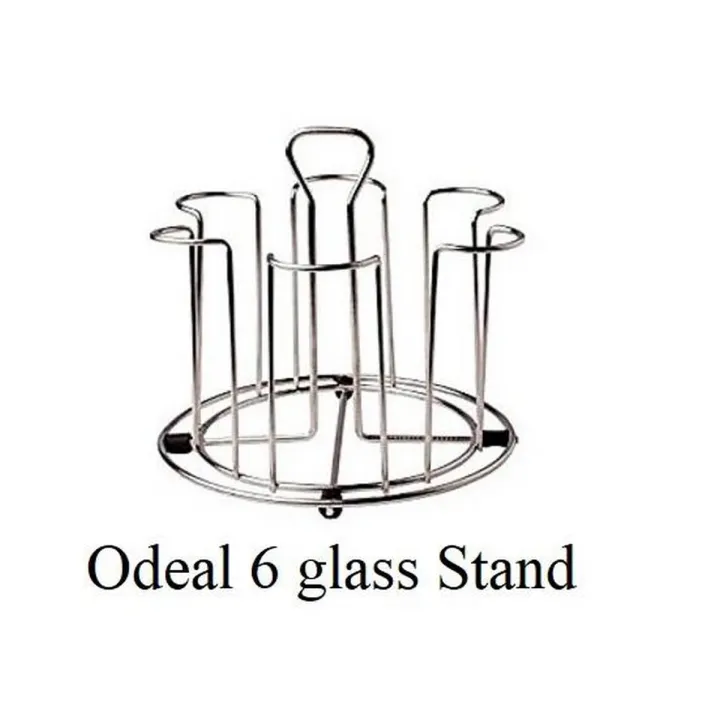 Stainless%20Steel%20Mug%20Glass%20Stand%20Holder%20for%206%20Cups%20Compact%20Drying%20Rack%20Organizer%20-%20Image%203