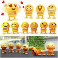 Mini Smiling Face Emoji Spring Doll Pack of Six. 
