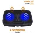 Cooling Pad For 14-17 Inch Laptops | Gaming Notebook | Dual USB Ports | Adjustable Height | RGB Laptop Cooling Pad Stand. 
