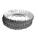 Pack of 20 Disposable Fancy Paper Plates 8 Inches for Birthday Wedding Parties Events. 