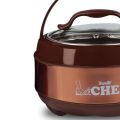 Chef stainless steel clarion 3pcs hotpot set with glass lid. 