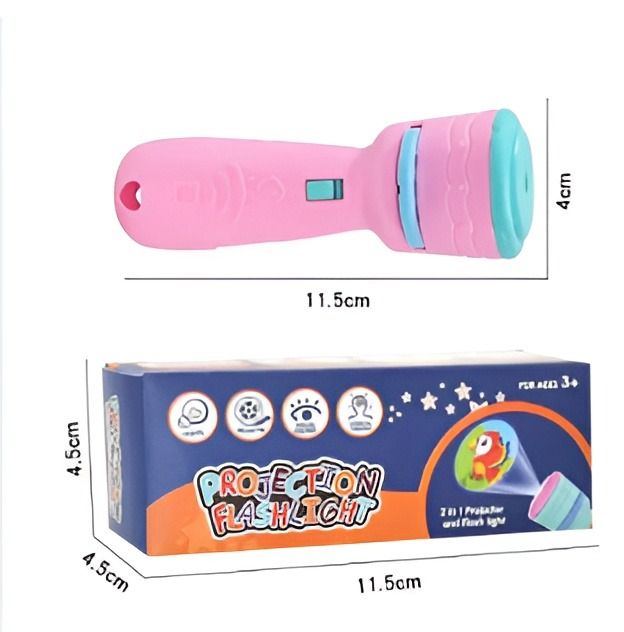 New Special Edition 2 in 1 Projector and Flash Light With 3 Random ...