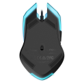 Rapoo V18 Gaming Optical Mouse Black With Blue Lighting. 