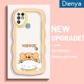 dienya For Infinix Hot 10 Hot 10s NFC Hot 10t X682B X682C Case Cartoon Winnie Wave Border Original Soft Liquid Silicone Edge Pattern Phone Case Full Cover Lens Camera Protector Cases Back Softcase Cover Casing. 