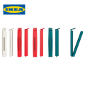 IKEA BEVARA Sealing clip, mixed colors - 10 pieces new food snack bag storage sealing clips seal clamp plastic bags clips. 