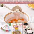 2 in 1 Plastic Draining Colander Soup Spoon / Scoop Colander Nylon Spoon Strainers Non-toxic Durable Nylon Drain Kitchen Accessories Strainers Kitchen Tools. 