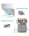 Aluminum Laptop Stand, Tablet Stand, Adjustable Laptop Stands, Ergonomic Foldable Portable Desktop Holder. 