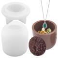 Resin Jar Molds | Silicone Storage Box Jar Mold for Epoxy Resin | Bottle Casting Moulds for DIY Container Soap Candle Trinket Making. 
