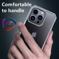 iphone Cover Case1.8mm Four-sided Airbag Camera Protection full Mobile Protection phone case cover For iphone-7 plus to 14 pro max All Model Anti-fall High Transparency Reduction No Yellowing TPU Back Cover. 