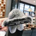 Warm Rabbit Fluffy Fur Phone Case For iPhone 15 Pro Max 14 13 12 11 Pro Max X XR XS Max 7 8 Plus Coque 3D Rabbit Ears Soft Bag. 