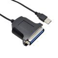 USB 2.0 Type A To Centronics Parallel 36Pin Port Adapter IEEE 1284 CB-CN36 Printer Cable for Computer Laptop PC Lead Print. 