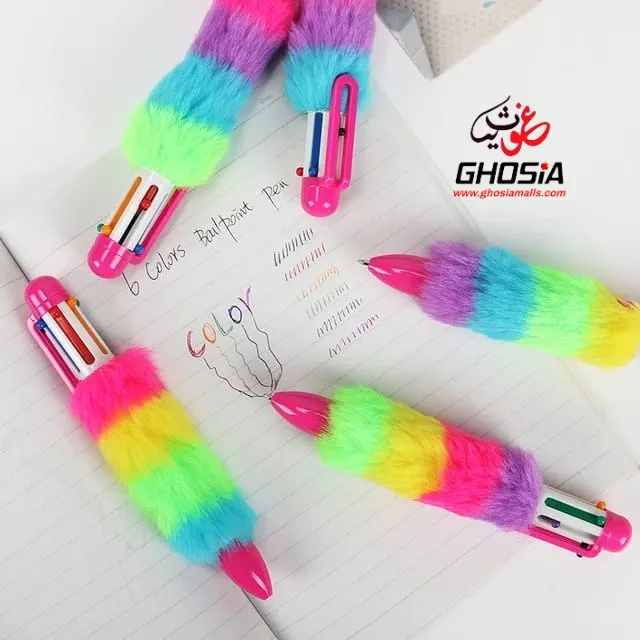 Bold%20Colors%20Rainbow%20Fur%20Pen%20Multi%20Color%206-in-1%20Pen%20Fuzzy%20Pom%20Pom%20Pens%20Colorful%20Kawaii%20Stationery%20%E2%80%93%20601A%20-%20Image%206