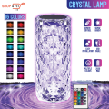 Crystal Lamp, Crystal Diamond Table Lamp, 16Colors Rechargeable Table Lamp, Creative Table Light Projector,USB Rechargeable Crystal Table Lamp Diamond Home Decor Touch Control Crystal Lamp,USB Bedside Lamp for Bedroom Living Room Night Light by Shop-4-Fit. 