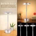 Rechargeable Cordless LED Table Lamps Touch Sensor Light, 3-Levels Portable Dimming Wireless Battery Operated Lamp，Nightstand Lamp/Night Light/Restaurant Table/Outdoor/Coffee/Bar. 