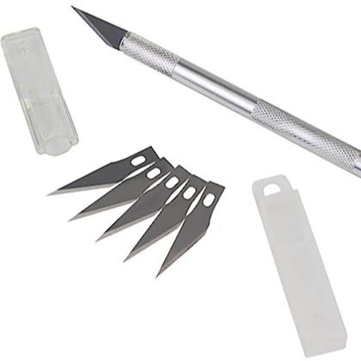 EASE Precision Pen Knife With 5 Interchangeable Sharp Blades,