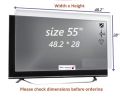 TV SCREEN PROTECTOR | TV SCREEN GUARD | LED TV SCREEN GLASS PROTECTOR | FULL HD/4K DISPLAY HANGING DESIGN |32INCH | 40INCH | 43INCH | 50INCH | 65INCH | FLAT CUSTOMISED LED TV SCREEN PROTECTOR |EYE PROTECTION COVER FOR LCD. 