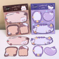 60Sheets/Book Cartoon Combo Memo Pads Kawaii Sticky Notes DIY Diary Journal Planner Decorations Korean Stationery School Office. 