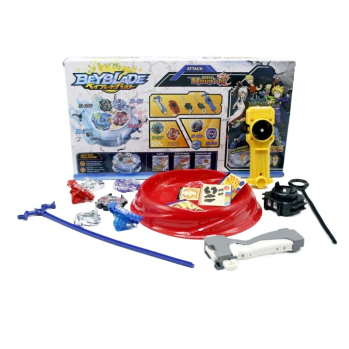 Beyblade burst string launcher stadium set for kids (2 players )