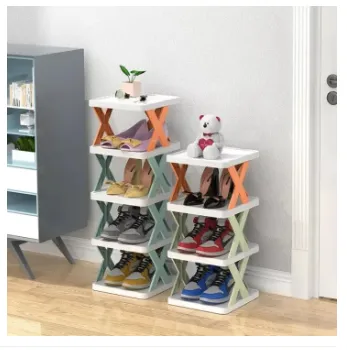 3,4,5%20and%206%20Layers%20Stackable%20Shoe%20Rack%20Easy-assembled%20Shoe%20Organizer%20and%20Storage%20Plastic%20Shoes%20Cabinets%20Space-Saving%20Closet%20Shoes%20Shelf%20-%20Image%204